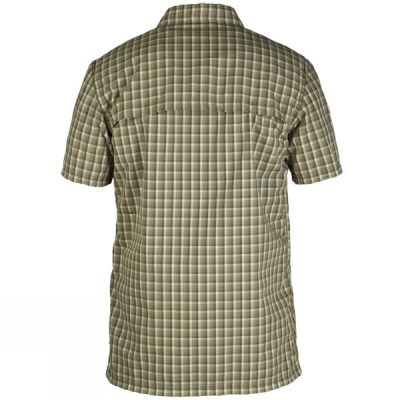 Camisa Fjallraven Svante Seersucker Manga Corta Hombre - Verde - Chile DFL291687